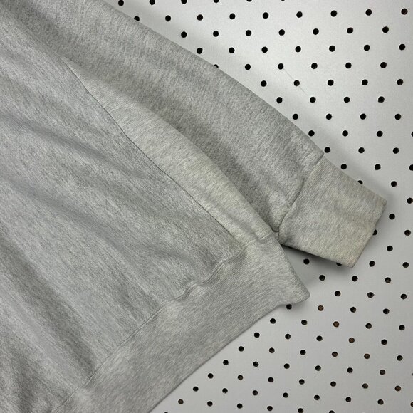 North Carolina Tar Heels Crewneck Sweatshirt Large Weave 90s USA Made Gray READ - Picture 5 of 8